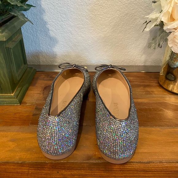 Stuart Weizman glitter ballet flats - Picture 5 of 9
